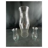 hurricane lamp shades or chimneys