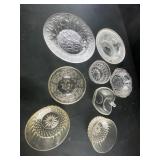 Glass dishes with design