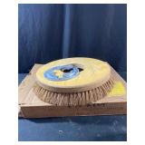 Industrial floor scrubber machine brush in