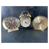 Gold clocks