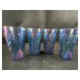 4 fruit print cups