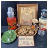 Lot of Kitchen decor including Vintage Kitschy