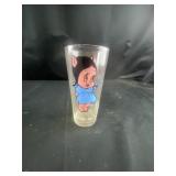 character glass of Petunia pig