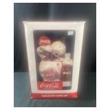Coca-Cola Pearlescent  cookie jar still in