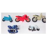 Lot of Toy Motorcycles - Includes Tonka, Buddy L,