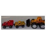 Vintage Remco Construction Rescue Toy Cars -
