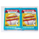 (2) Sets Topps Woolworth Collector