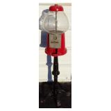 Vintage Cast Metal Gumball Candy Machine 38" Tall