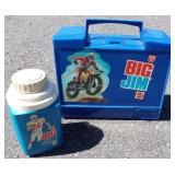 Vintage 1972 Big Jim Plastic Lunchbox w/ Thermos