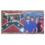 (2) Vintage Alabama Vinyl Record Albums - The
