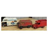 Lot of 3 Vintage Toy Trucks - Tonka + more