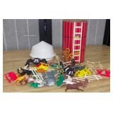Vintage 1990 Fisher Price Farm Silo w/
