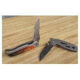 Lot of 2 Folding Knives E-Z Out - Sheffield