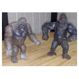 Lot of 2 King Kong Toy Action Figures - Snowy