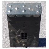 Vintage Wall Mount Metal Mailbox - Measures 10" x