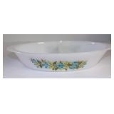 Vintage Glasbake Divided Casserole Dish w/