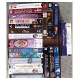 Box Lot of VHS Movie Cassette Tapes - Jonny