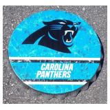 Carolina Panthers Metal Bottle Cap Design Sign -