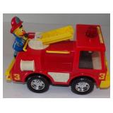 Vintage Sesame Street Fire Truck w/ Action Figure