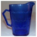 Vintage Cobalt Blue Shirley Temple Glass