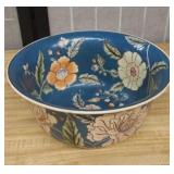 Vintage 10" Japanese Porcelain Ceramic Bowl