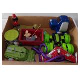 Box Lot of Toys - Includes Poo-Chi Robot Dog by