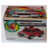 Battery Operated Mercedes Fire Chief Toy Car w/