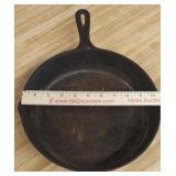 Vintage 10" Cast Iron Frying Pan Skillet