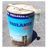 Vintage Paulaner Pils Metal Container - RARE