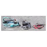 Lot of 3 Vintage Irons - Valiant Travel Iron +