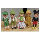 (5) Madame Alexander Dolls Action Figures -