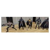 Lot of 5 Batman Toy Action Figures & 1 Very