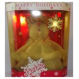 Vintage 1989 Happy Holidays Barbie Doll in Box w/