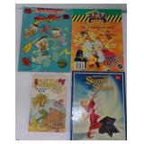 (4) Vintage Activity Color Books Lot - Duck