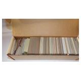 Long Box of Vintage Baseball Cards and Stickers -