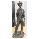 15" Tall Cowboy Western Statue