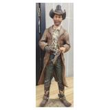 16" Tall Cowboy Western Gunslinger Statue
