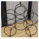 Metal 6 Bottle Wine Rack