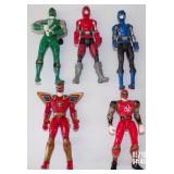 Lot of Mighty Morphin Power Rangers Toy Action