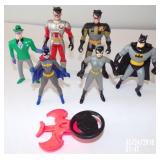Batman, Robin, Batgirl, Riddler Action Figure Lot