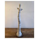 Studio art pottery 12' figure angel
