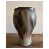 Eddie Smith pottery vase 7.75'