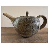 studio art pottery teapot 12x7' unmarked