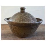 Jugtown 6x5' lidded earthenware pot