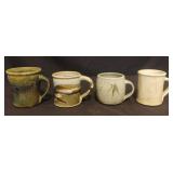 Eddie Smith pottery mugs