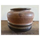 Karen Karnes lidded studio pottery art jar 4.25'