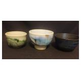 Eddie Smith pottery bowls