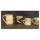 Eddie Smith pottery mugs
