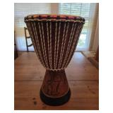 African HAND CARVED  Crafted Djembe Drum 10' drum