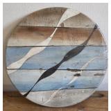 Eddie Smith 10.5' artwork painted wood